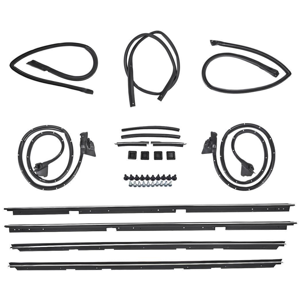 17Pcs Door Tailgate Weatherstripping Seal Kit For Chevy El Camino - Premium Automotive from Rapidvehicles - Just $202.99! Shop now at Rapidvehicles