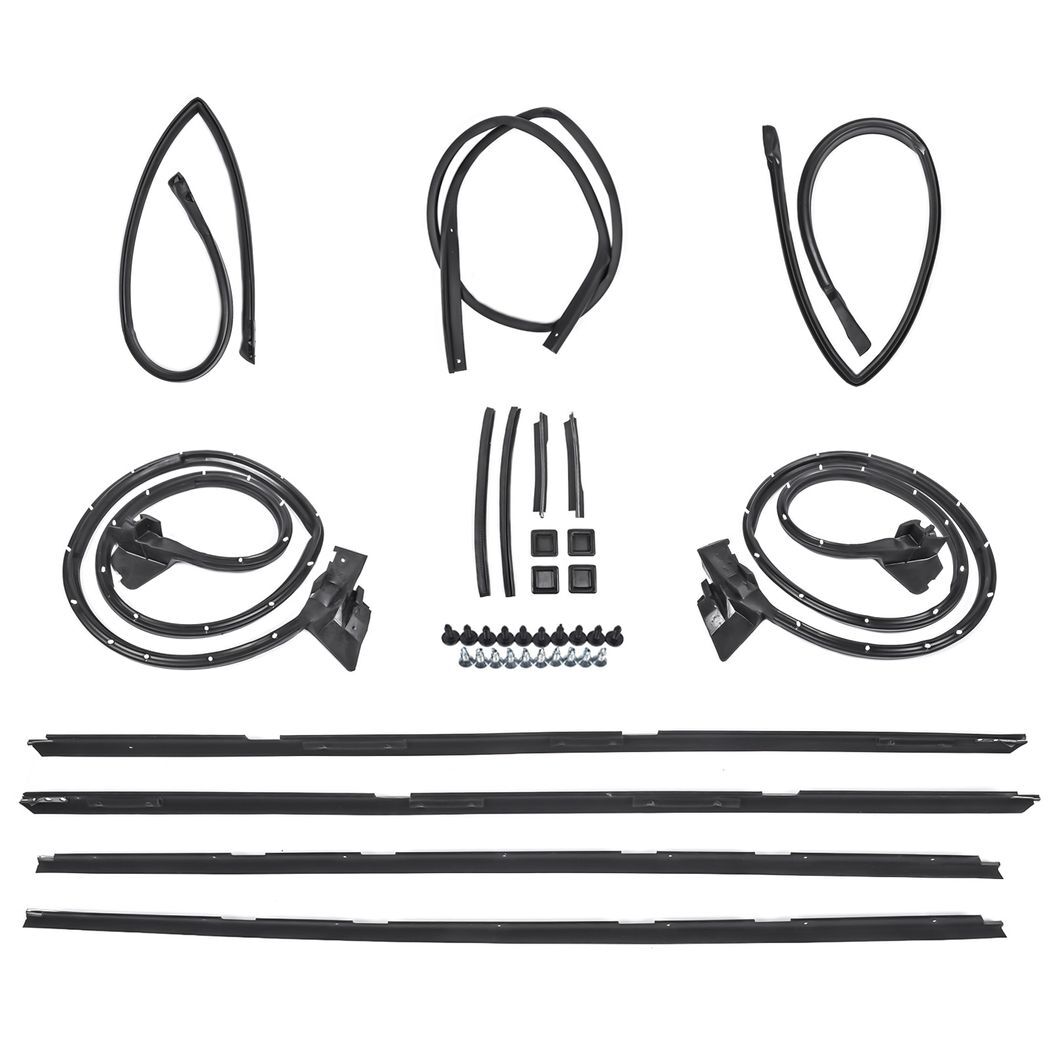 17Pcs Door Tailgate Weatherstripping Seal Kit For Chevy El Camino - Premium Automotive from Rapidvehicles - Just $202.99! Shop now at Rapidvehicles