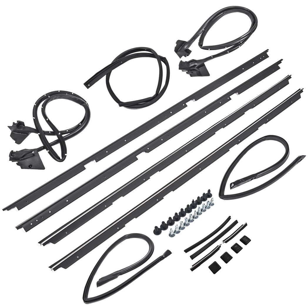 17Pcs Door Tailgate Weatherstripping Seal Kit For Chevy El Camino - Premium Automotive from Rapidvehicles - Just $202.99! Shop now at Rapidvehicles