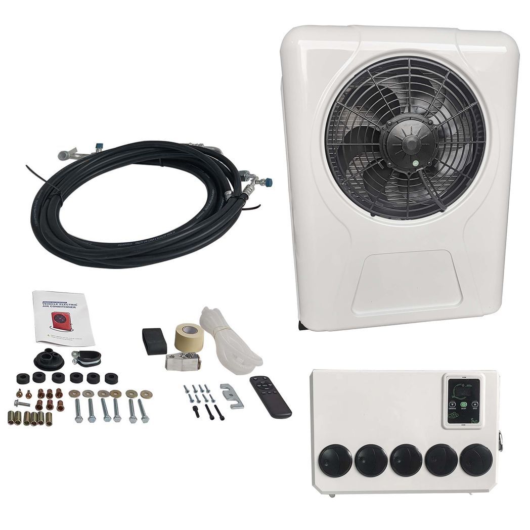 12V Air Conditioner Kit Universal 12000 BTU fit for Semi Trucks - Premium Automotive from Rapidvehicles - Just $862.99! Shop now at Rapidvehicles