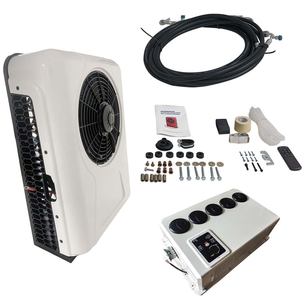 12V Air Conditioner Kit Universal 12000 BTU fit for Semi Trucks - Premium Automotive from Rapidvehicles - Just $862.99! Shop now at Rapidvehicles