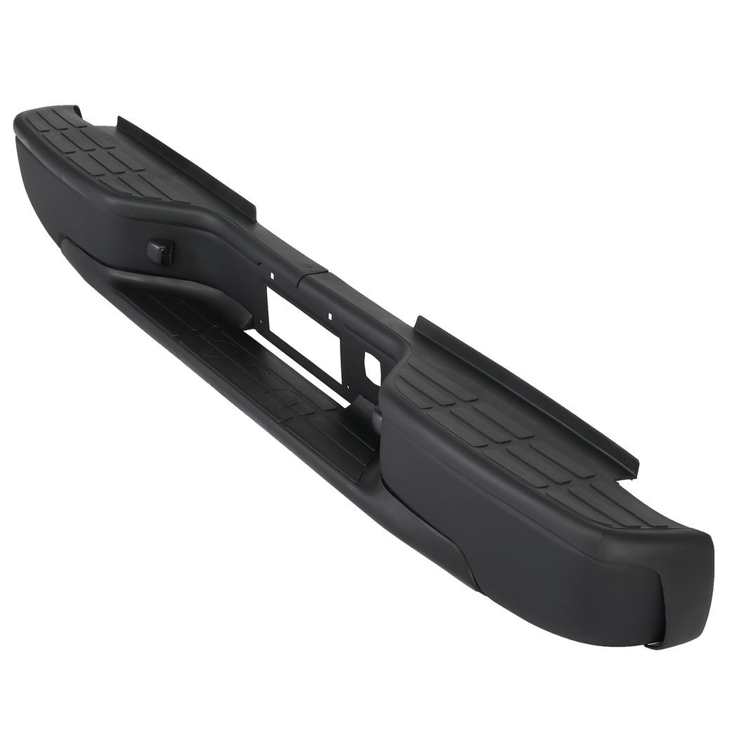 Pickup Rear Bumper 16 Chevrolet Silverado 2500 HD 1999-2007-Black/Steel - Premium Automotive from Rapidvehicles - Just $236.99! Shop now at Rapidvehicles