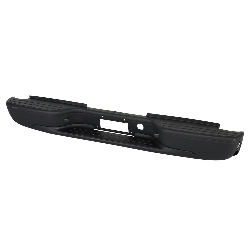 Pickup Rear Bumper 16 Chevrolet Silverado 2500 HD 1999-2007-Black/Steel - Premium Automotive from Rapidvehicles - Just $236.99! Shop now at Rapidvehicles