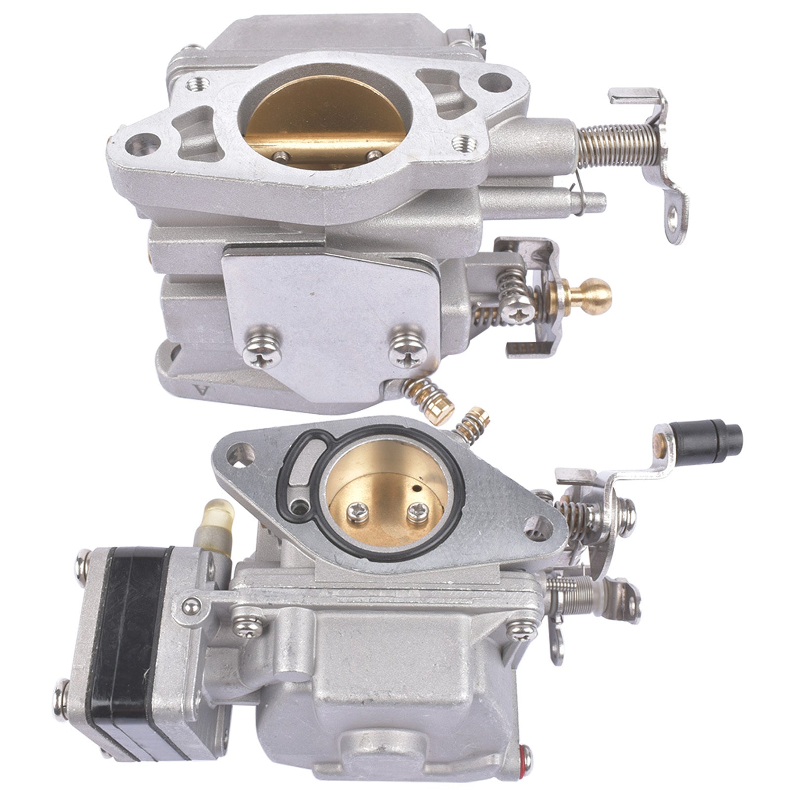 Upper and Lower Carburetor Kit For Yamaha 2 stroke 20HP 25HP Outboard Engine 1988-2003 6L2-14301-11-00 6L2-14302-11-00 - Premium Automotive from Rapidvehicles - Just $212.99! Shop now at Rapidvehicles