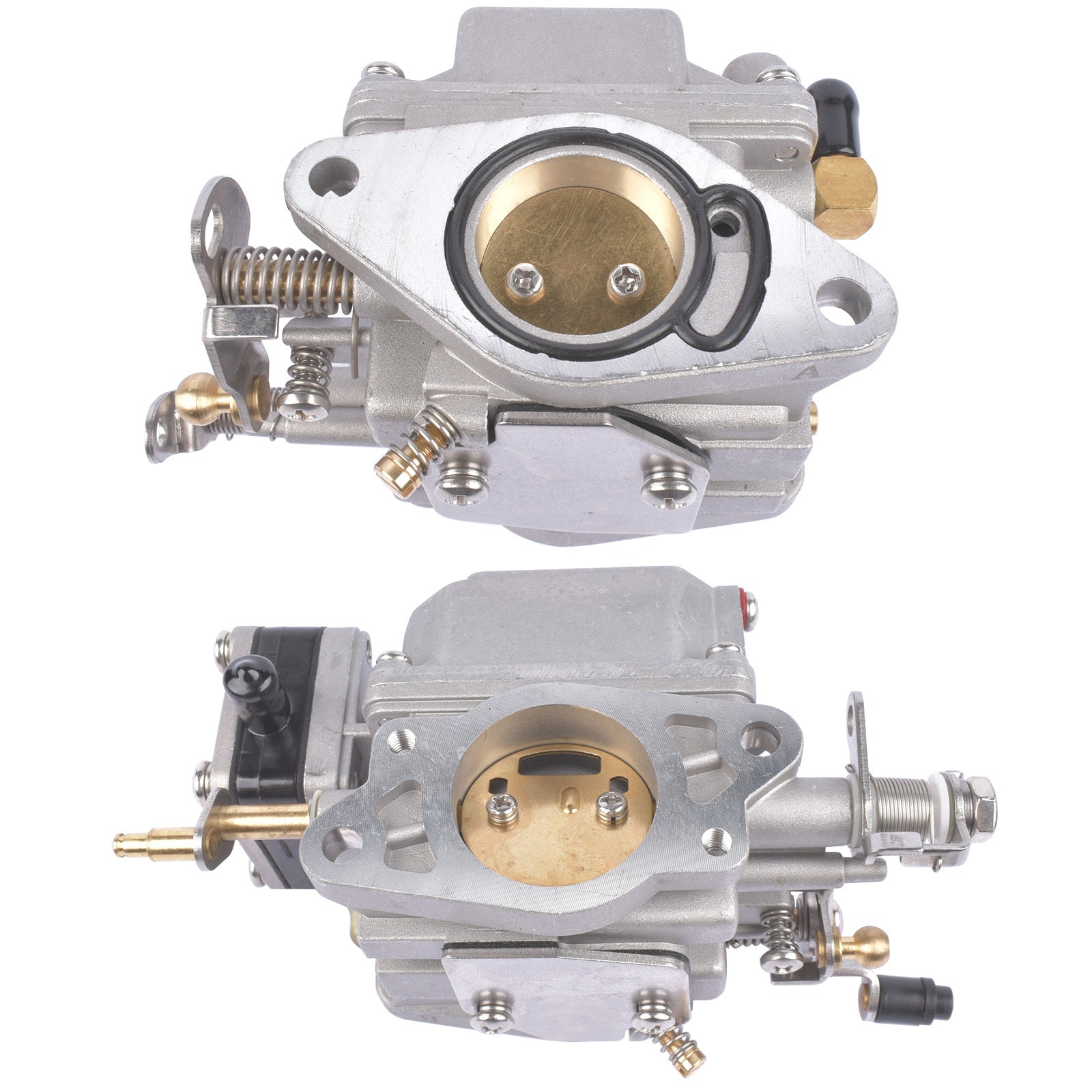 Upper and Lower Carburetor Kit For Yamaha 2 stroke 20HP 25HP Outboard Engine 1988-2003 6L2-14301-11-00 6L2-14302-11-00 - Premium Automotive from Rapidvehicles - Just $212.99! Shop now at Rapidvehicles