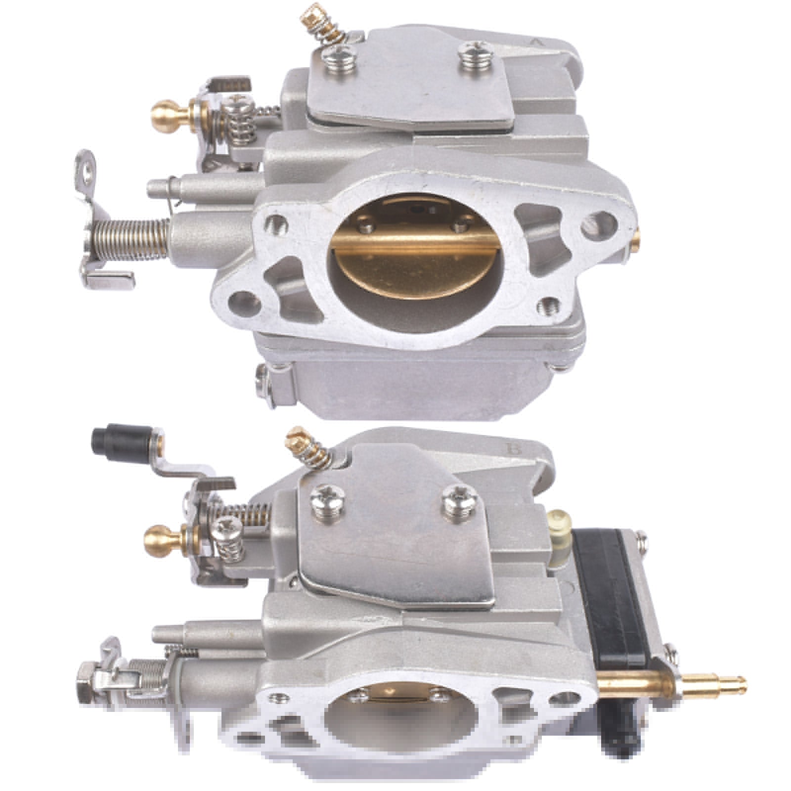 Upper and Lower Carburetor Kit For Yamaha 2 stroke 20HP 25HP Outboard Engine 1988-2003 6L2-14301-11-00 6L2-14302-11-00 - Premium Automotive from Rapidvehicles - Just $212.99! Shop now at Rapidvehicles