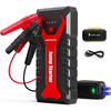 DBPOWER 3000A/80.66Wh Portable Car Jump Starter (UP to 10.0L Gas/8.0L Diesel Engines) 12V Auto Lithium-Ion Battery Booster with Smart Clamp Cables, Quick Charge, and LED - Premium Automotive from Rapidvehicles - Just $120.99! Shop now at Rapidvehicles