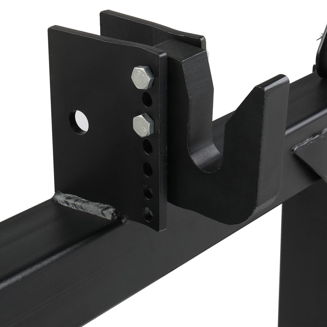 3 Pt Quick Hitch Adapter For Category 1 & 2 W/ Adjustable Bolt Tractor 3000lb,Black - Premium Automotive from Rapidvehicles - Just $191.99! Shop now at Rapidvehicles