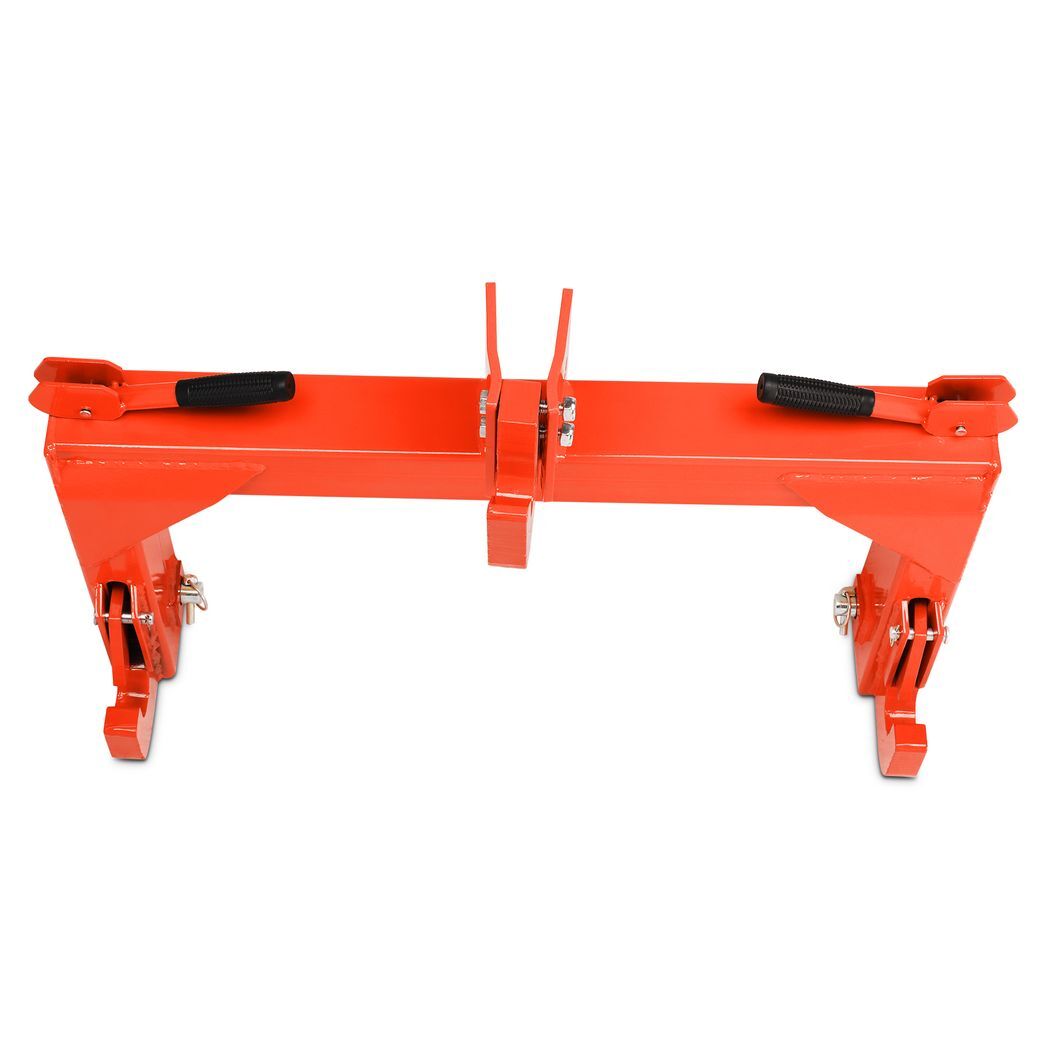 3 Pt Quick Hitch Adapter For Category 1 & 2 W/ Adjustable Bolt Tractor 3000lb,Orange - Premium Automotive from Rapidvehicles - Just $191.99! Shop now at Rapidvehicles