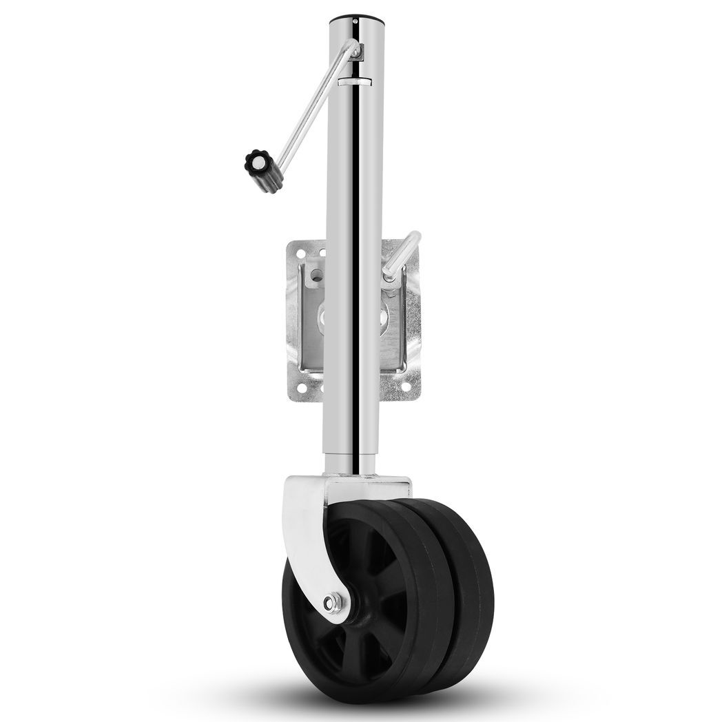 2000 lbs Boat Trailer Jack with 6"Wheel, Heavy Duty Marine Swivel Trailer Jack,  Zinc-Plated Finish for Boat, RV, Trailer, Camper - Premium Automotive from Rapidvehicles - Just $72.99! Shop now at Rapidvehicles