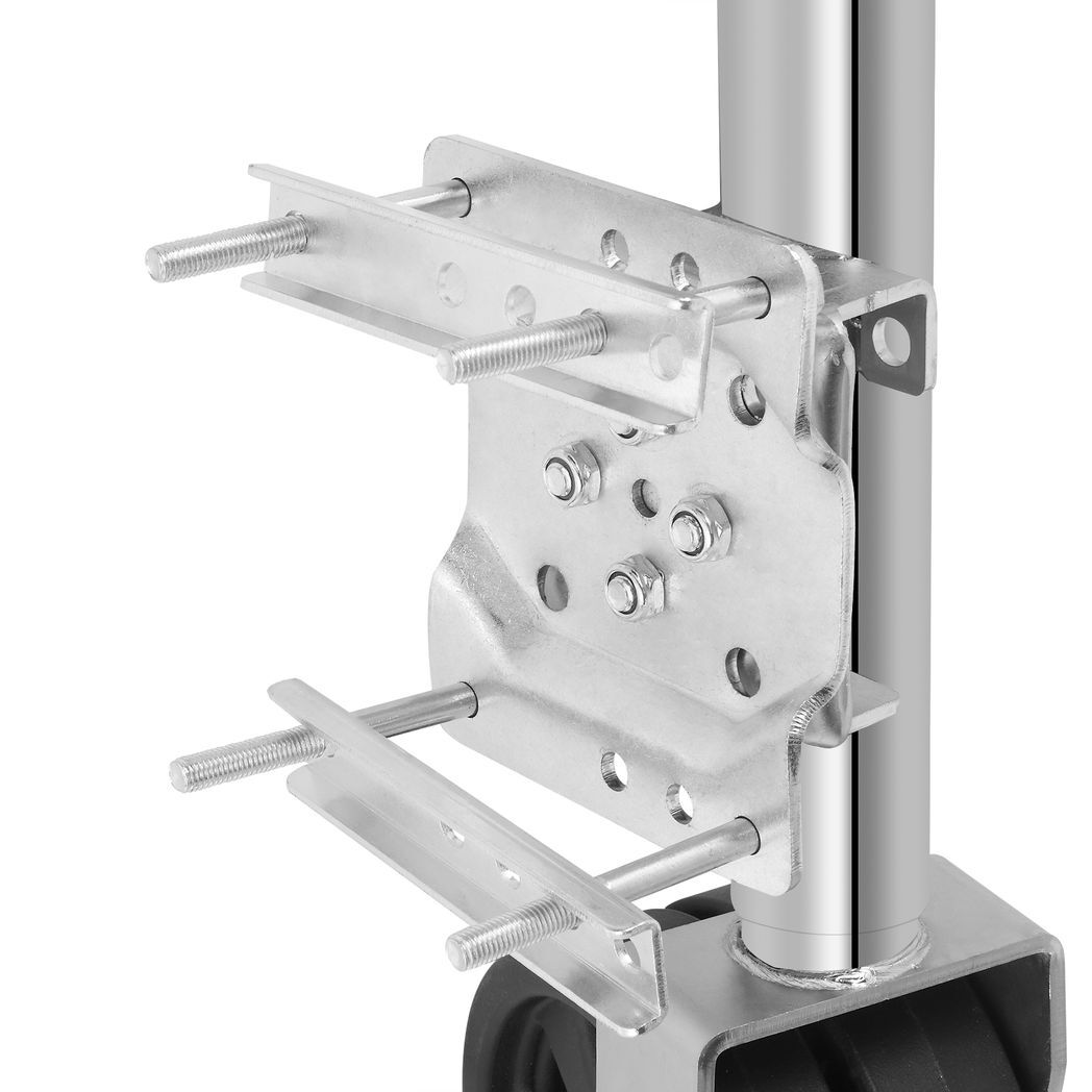 2000 lbs Boat Trailer Jack with 6"Wheel, Heavy Duty Marine Swivel Trailer Jack,  Zinc-Plated Finish for Boat, RV, Trailer, Camper - Premium Automotive from Rapidvehicles - Just $72.99! Shop now at Rapidvehicles