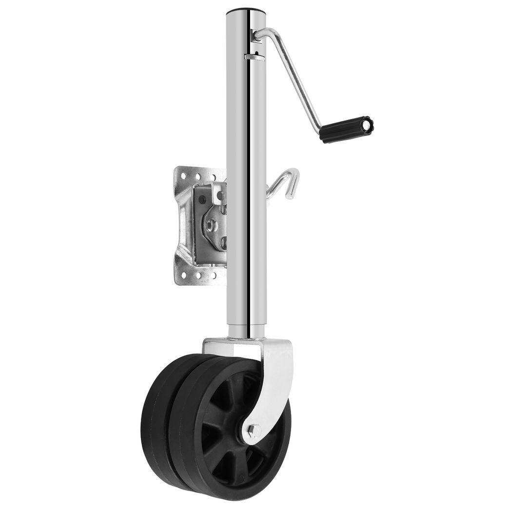 2000 lbs Boat Trailer Jack with 6"Wheel, Heavy Duty Marine Swivel Trailer Jack,  Zinc-Plated Finish for Boat, RV, Trailer, Camper - Premium Automotive from Rapidvehicles - Just $72.99! Shop now at Rapidvehicles