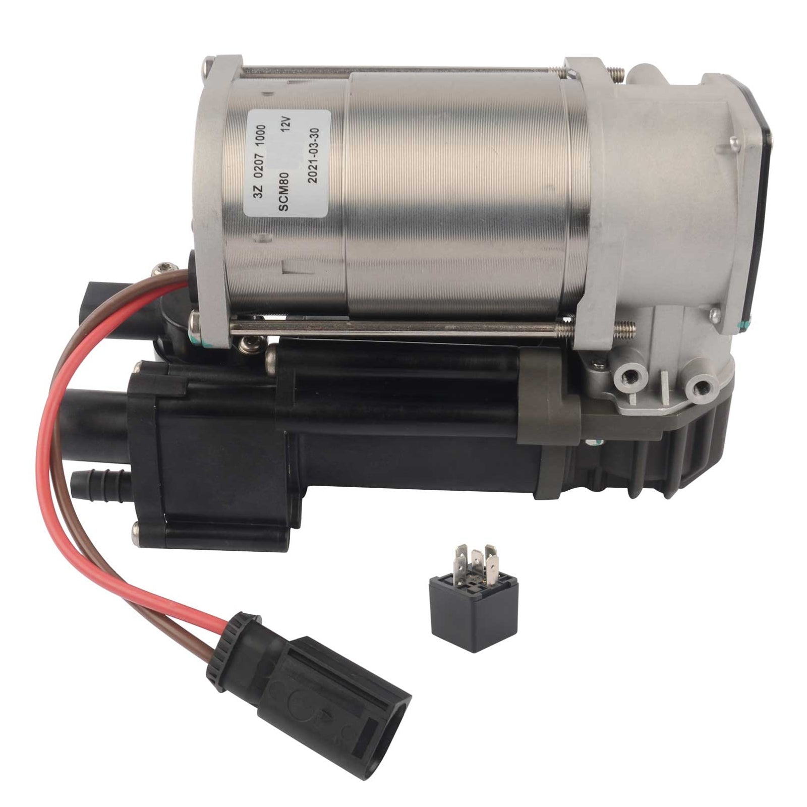 Air Suspension Compressor Pump w/ Relay for BMW X5 F15 F85 X6 F16 F86 2013-2019 37206875177 37206850555 37206868998 - Premium Automotive from Rapidvehicles - Just $176.99! Shop now at Rapidvehicles