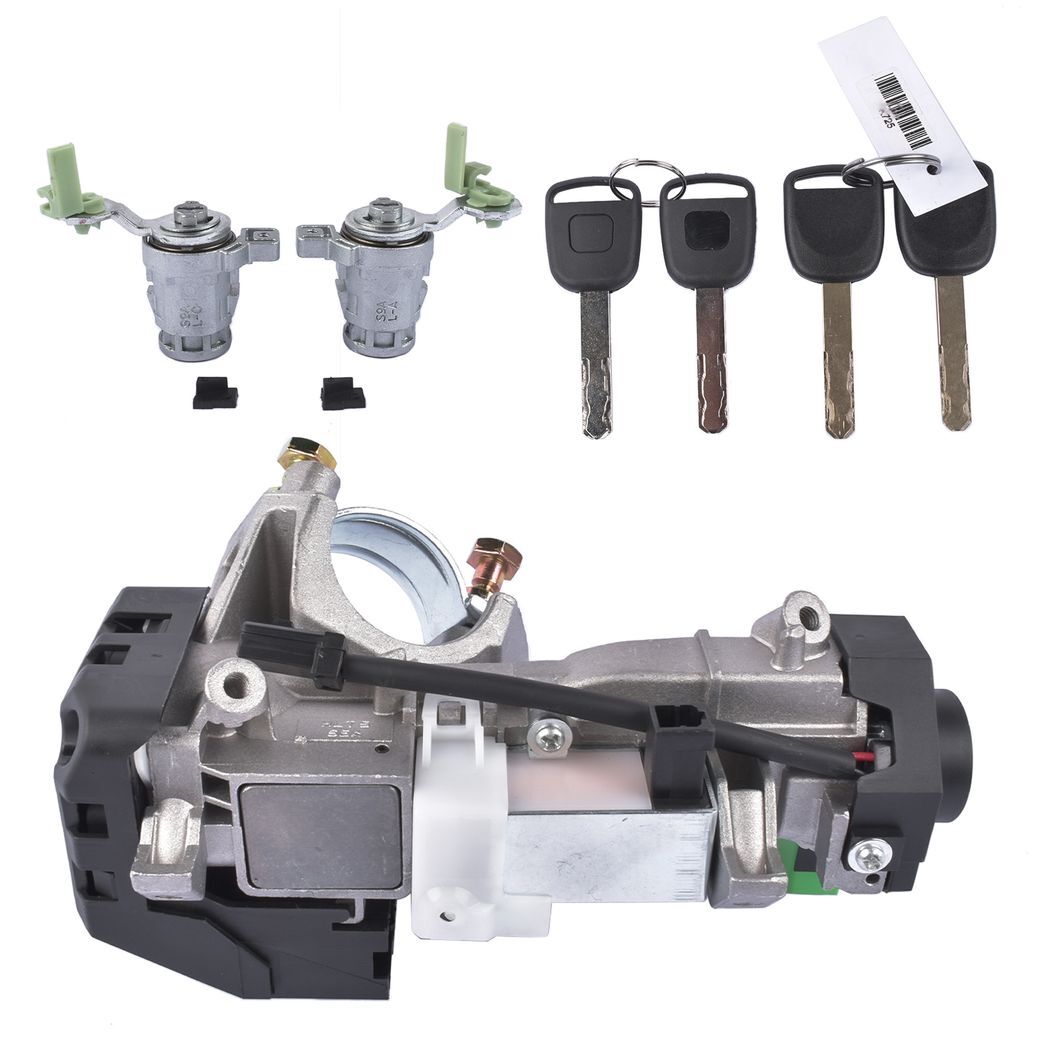 Ignition Switch Cylinder Door Lock w/ Keys Complete Set for Honda CRV 2002-2006 72185-S9A-013 35100-SDA-A71 - Premium Automotive from Rapidvehicles - Just $88.99! Shop now at Rapidvehicles