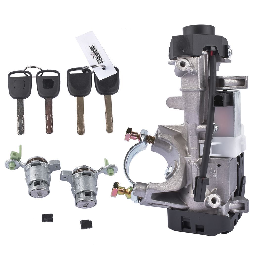 Ignition Switch Cylinder Door Lock w/ Keys Complete Set for Honda CRV 2002-2006 72185-S9A-013 35100-SDA-A71 - Premium Automotive from Rapidvehicles - Just $88.99! Shop now at Rapidvehicles