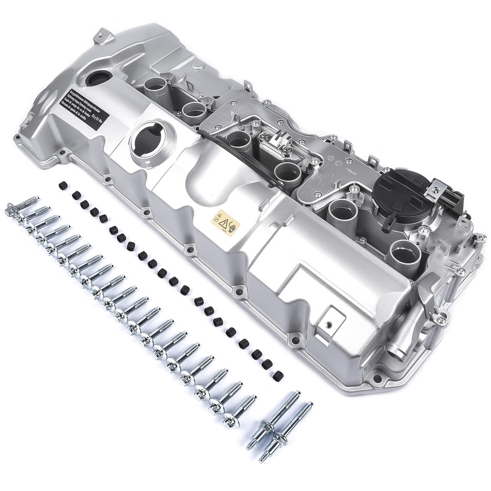 Aluminium Engine Valve Cover w/ Gasket & Bolts for BMW 128i 328i 528i X3 X5 Z4 3.0L 11127552281 11127582245 - Premium Automotive from Rapidvehicles - Just $212.98! Shop now at Rapidvehicles