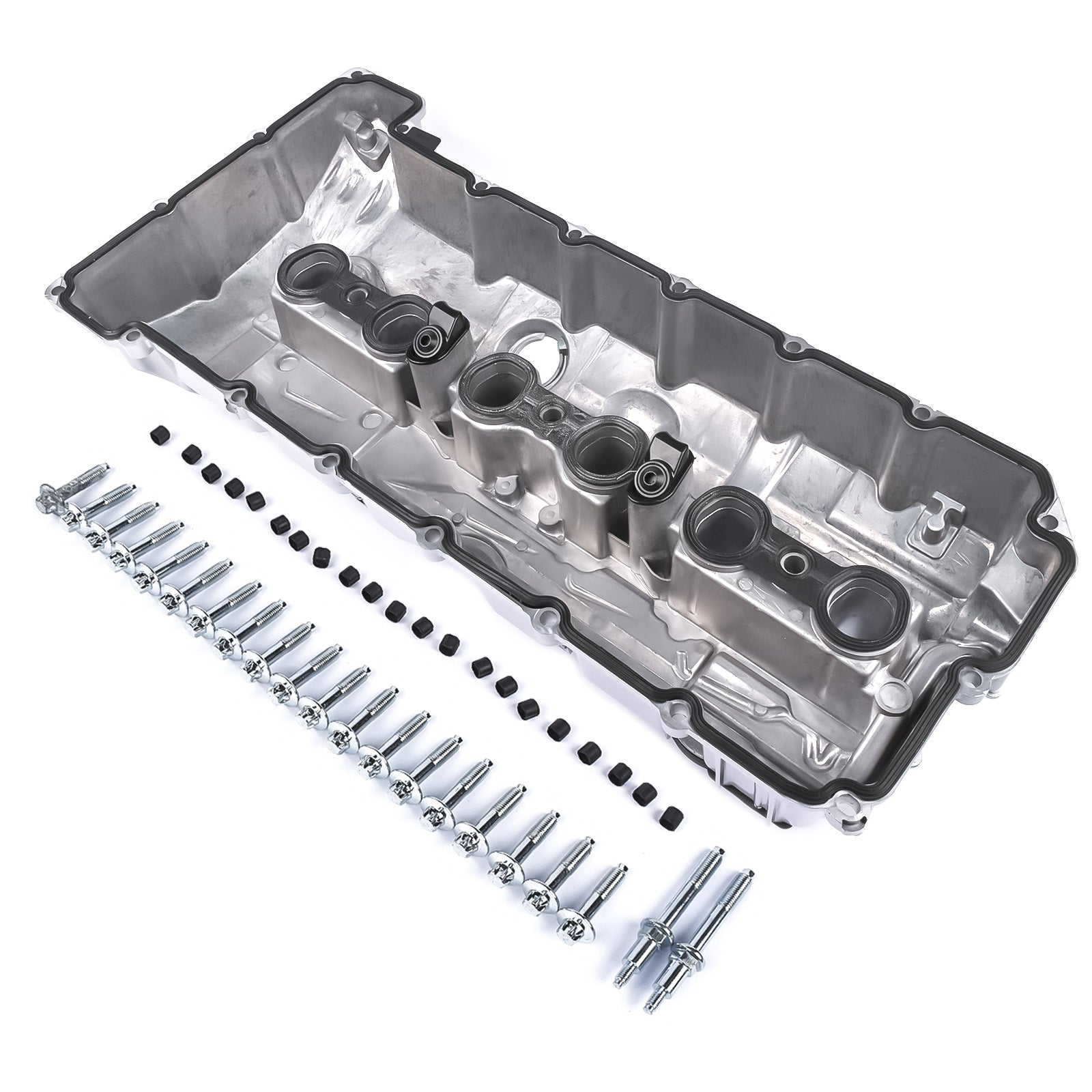 Aluminium Engine Valve Cover w/ Gasket & Bolts for BMW 128i 328i 528i X3 X5 Z4 3.0L 11127552281 11127582245 - Premium Automotive from Rapidvehicles - Just $212.98! Shop now at Rapidvehicles