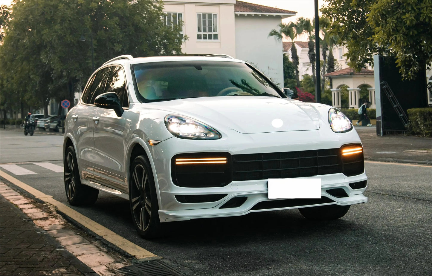 New Trend Classic Style Bodykit For 2011-2014 Porsche Cayenne 958.1 Facelift To 9Y0.1 Turbo+TKT Style Auto Accessories