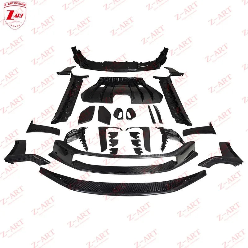 Z-ART 992 GT3RS OEM Body Kit for Porsche 992 GT3 RS  Dry Carbon Fiber OEM Kit for Porsche 911 GT3 RS 2022+ Plastic To Dry Carbon