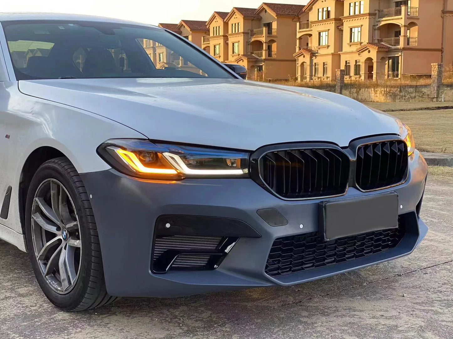 For BMW G30 G38 2017-2021Projector Lens Headlight Auto Head lamp Reverse Brake Fog Front lights DRL Plug and Play IP67 2pcs/Set