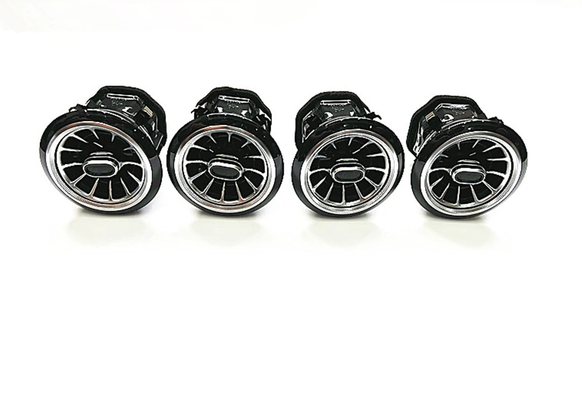 The dashboard air conditioning vent LED 64-color turbo vent is suitable for Hummer H2