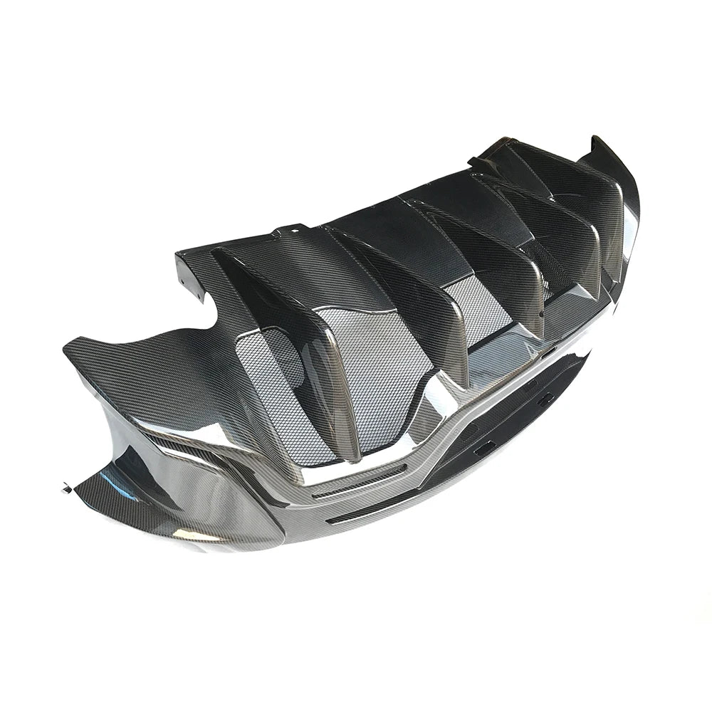 New Design Dry Carbon Fiber BodyKit Rear Bumper Lip Diffuser Spoiler Splitter For McLaren 540C 570s 570GT