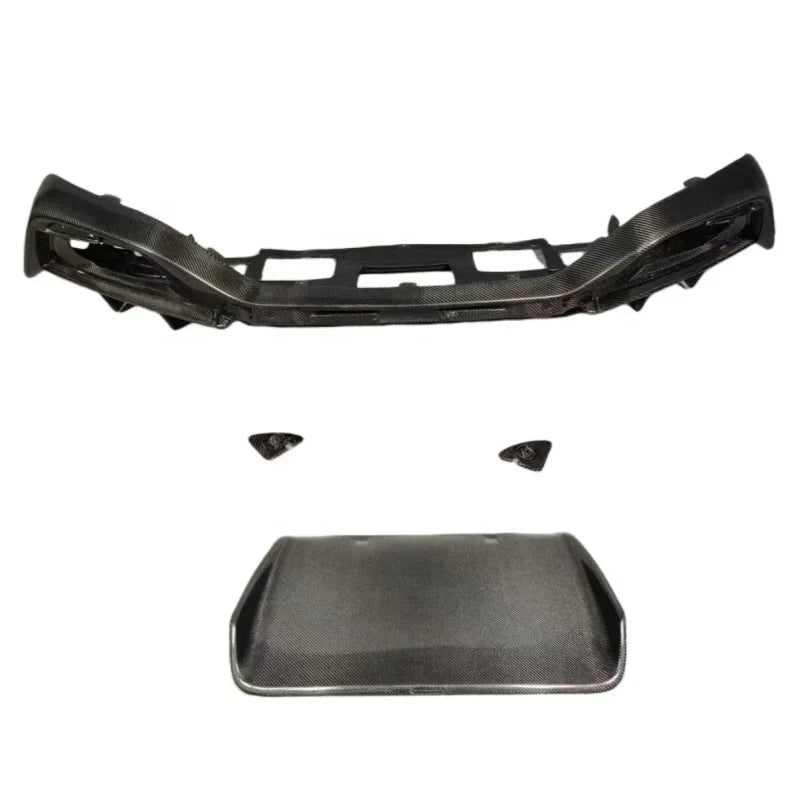 Perfect Fit For Aston Martin Vantage upgrade TM Style Real Dry Carbon Fiber Rear Bumper Lip Rear Diffuser bodykit