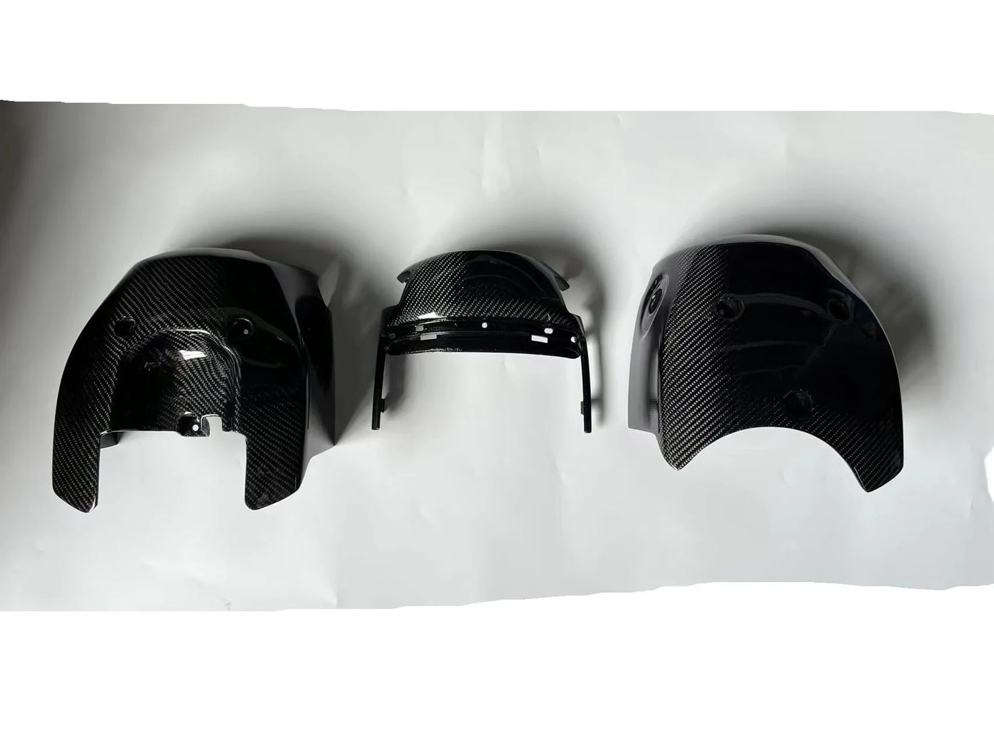 Maserati GranTurismo GranCabrio MC Stradale GTS Tuning Modified Carbon Fiber Steering wheel upright upper and lower trim panels