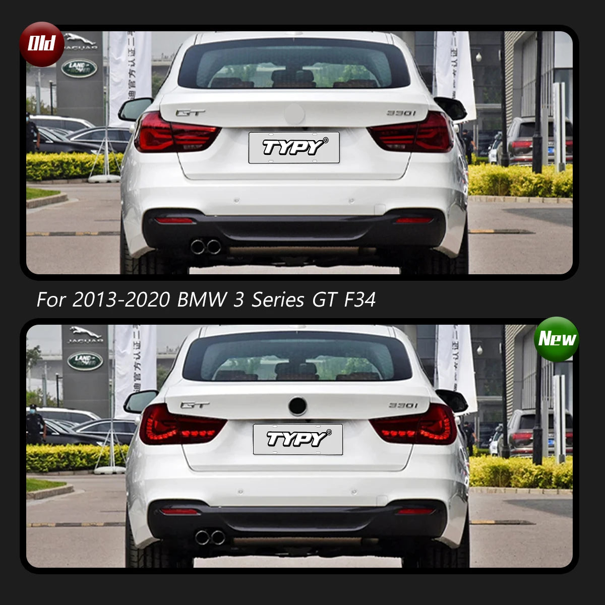 TYPY Car Tail Lights For BMW 3 Series GT F34 2013-2020 LED Car Tail Lamps Daytime Running Lights Dynamic Turn Signals