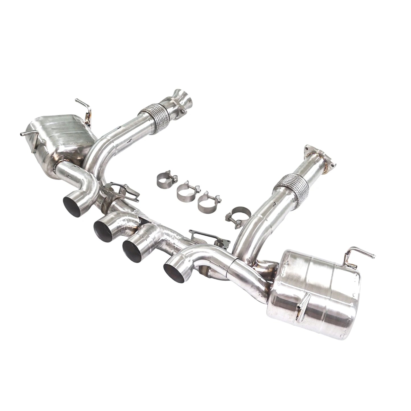 GFC catback exhaust muffler for Chevrolet Corvette C8 Z06 5.5L, Car electric valve exhaust system made of 304 stainless steel