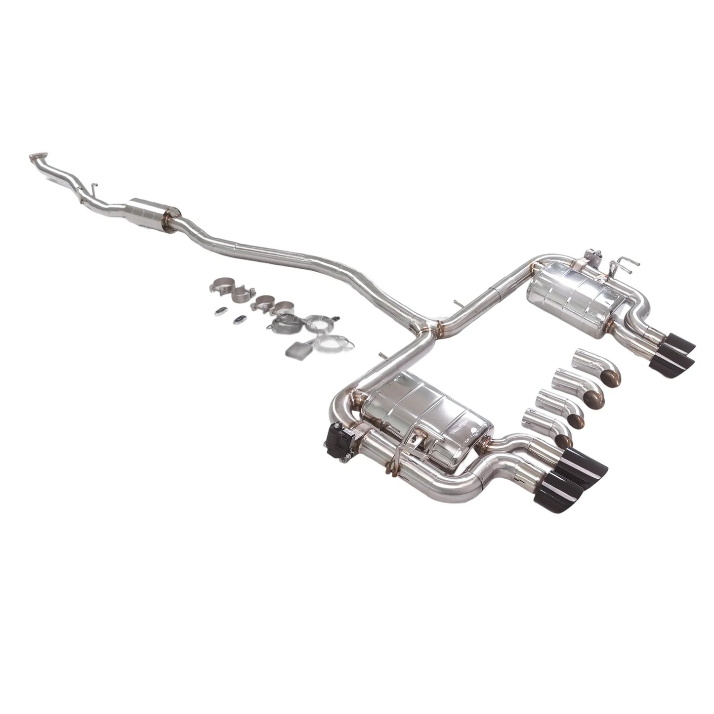 GFC Catback Exhaust Muffler for 2018 10th Gen Honda Civic FC1 1.5T, Car Electric Valve Exhaust System Made of Stainless Steel