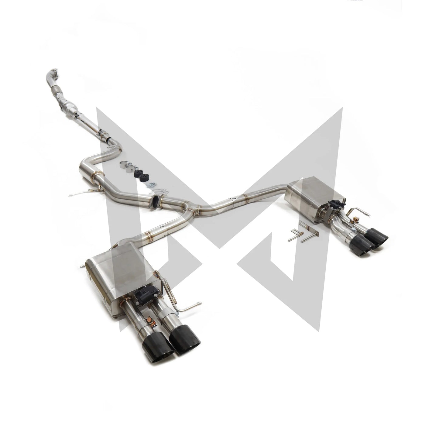 MANX Car Exhaust system for VOLKSWAGEN CC 2.0T Stainless steels Downpipe and Catback exhaust pipe with remote control valve