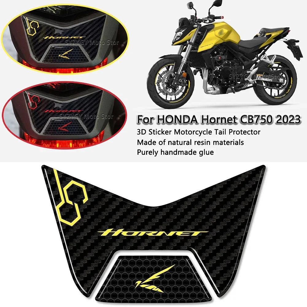 Color: Dark Grey - 3D motorcycle stickers motorcycle rear decorative stickers For Honda Hornet CB750 750 2023 - Premium Ornamental & Cleaning from NoEnName_Null - Just $26.98! Shop now at Rapidvehicles