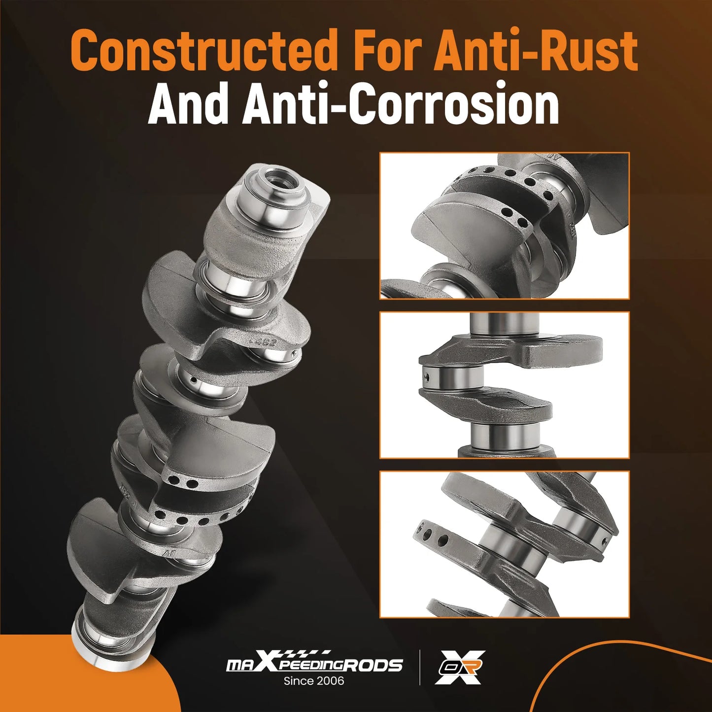 N55 3.0L Engine Overhaul Rebuild Kit w/ Crankshaft & ConRod & Timing Set For BMW