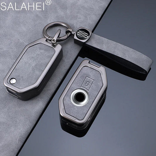 Color Name: GRAY - Key Case Skin Cover for BMW R1250GS R1200GS - Premium Interior Accessories from salahei - Just $31.49! Shop now at Rapidvehicles