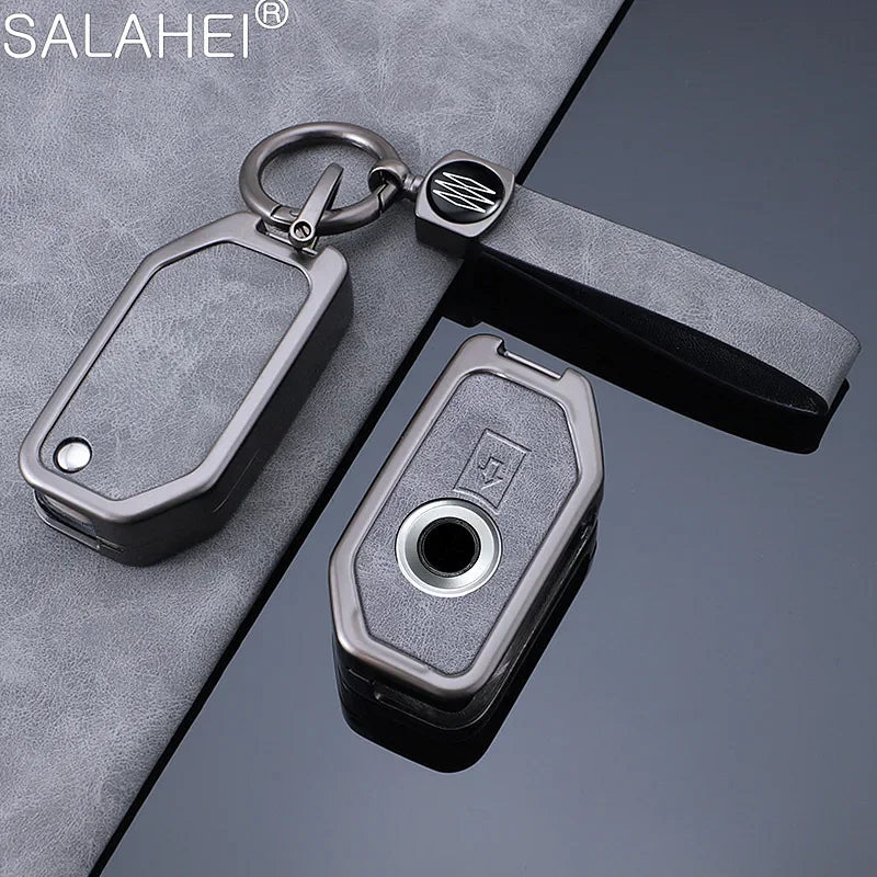 Color Name: Black - Key Case Skin Cover for BMW R1250GS R1200GS - Premium Interior Accessories from salahei - Just $26.09! Shop now at Rapidvehicles