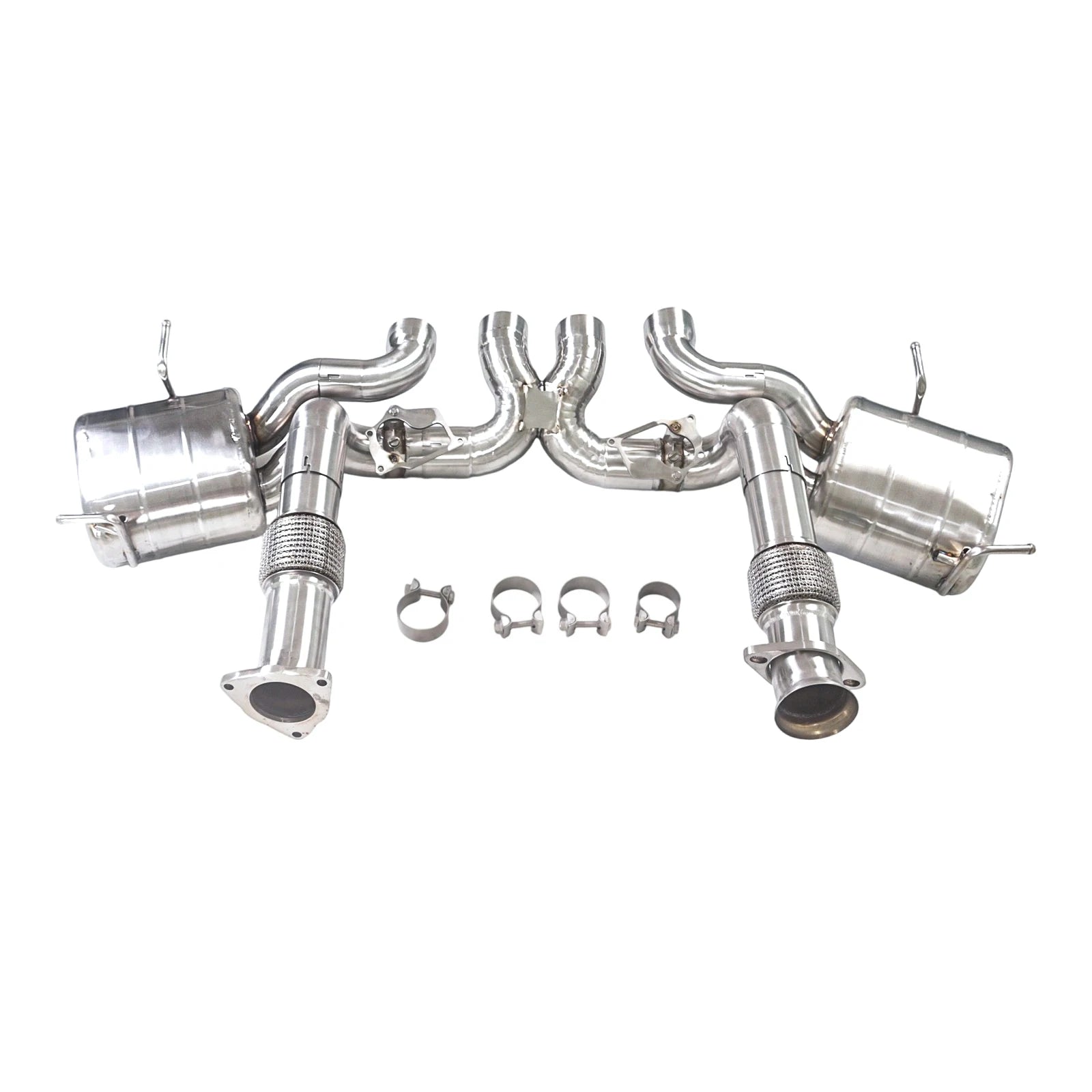 GFC catback exhaust muffler for Chevrolet Corvette C8 Z06 5.5L, Car electric valve exhaust system made of 304 stainless steel