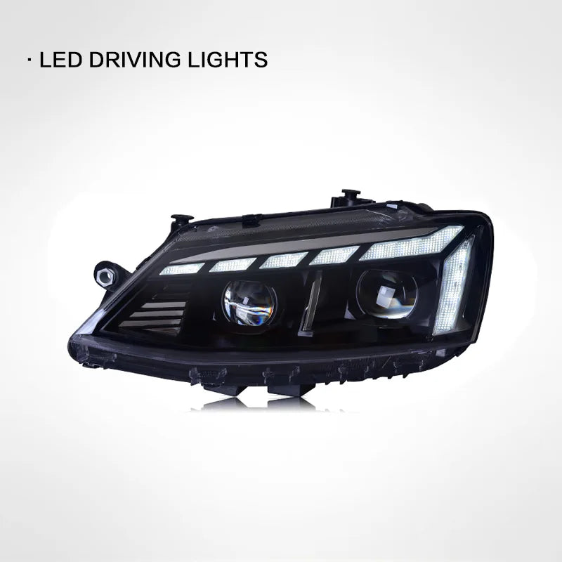 Car LED Headlight Light Assemblies For Volkswagen Sagitar 2012-2018 Auto Fog DRL Brake Turn Signal Lamp Plug and Play