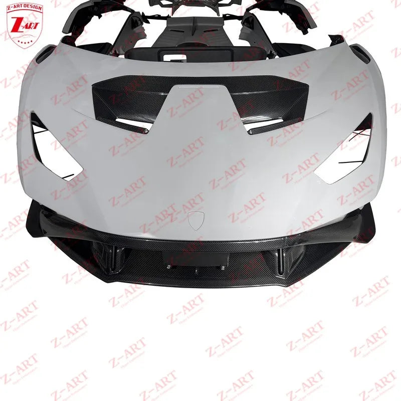 Z-ART STO Dry Carbon Fiber Body Kit For Lamborghini Huracan LP580 LP610 Prepreg Carbon Fiber Wind Spoiler Kit For Huracan EVO