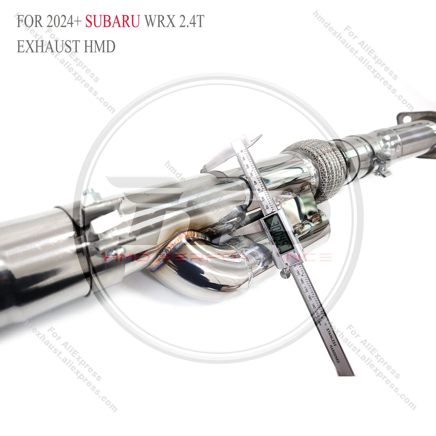 HMD Exhaust Muffler Valve Pipes Auto Performance Parts for 2024+ Subaru WRX 2.4T Valves Exhaust