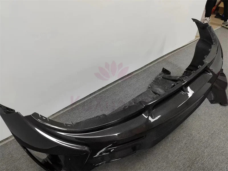 600lt Style Dry Carbon Fiber Rear Bumper Body Kit for McLaren 540C 570s 570GT Front Bumper Side Skirts Hood Rear Spoiler