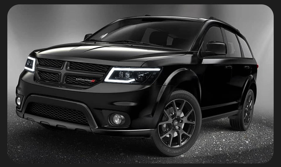 AKD Car Styling for Dodge JCUV Journey 2009-2016 LED Headlight Fiat Freemont LED DRL Hid Angel Eye Bi Xenon Beam Accessories