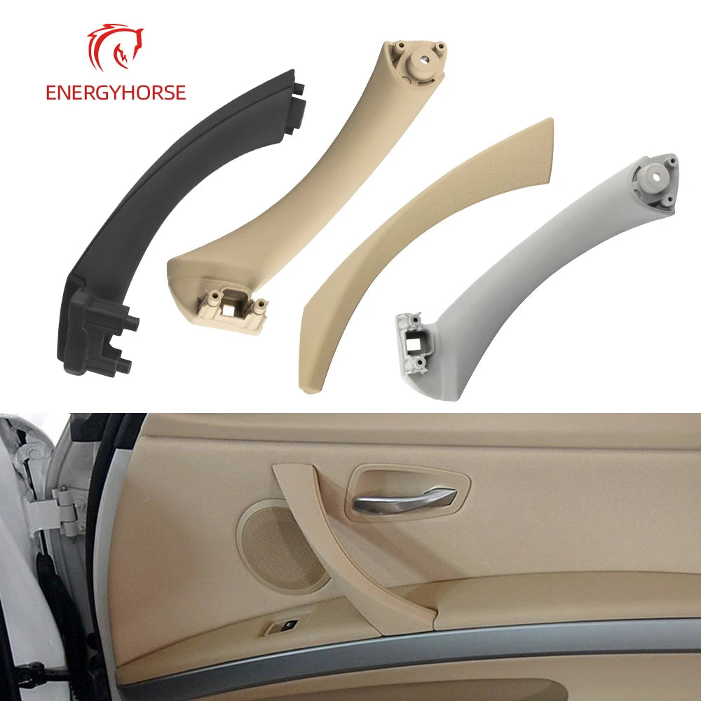 Color: Silver - Car Inner Handle Interior Door Panel Pull Trim Cover Black Left Right for BMW 3 Series E90 E91 316 318 320 325 328 - Premium Interior Parts from NoEnName_Null - Just $21.99! Shop now at Rapidvehicles