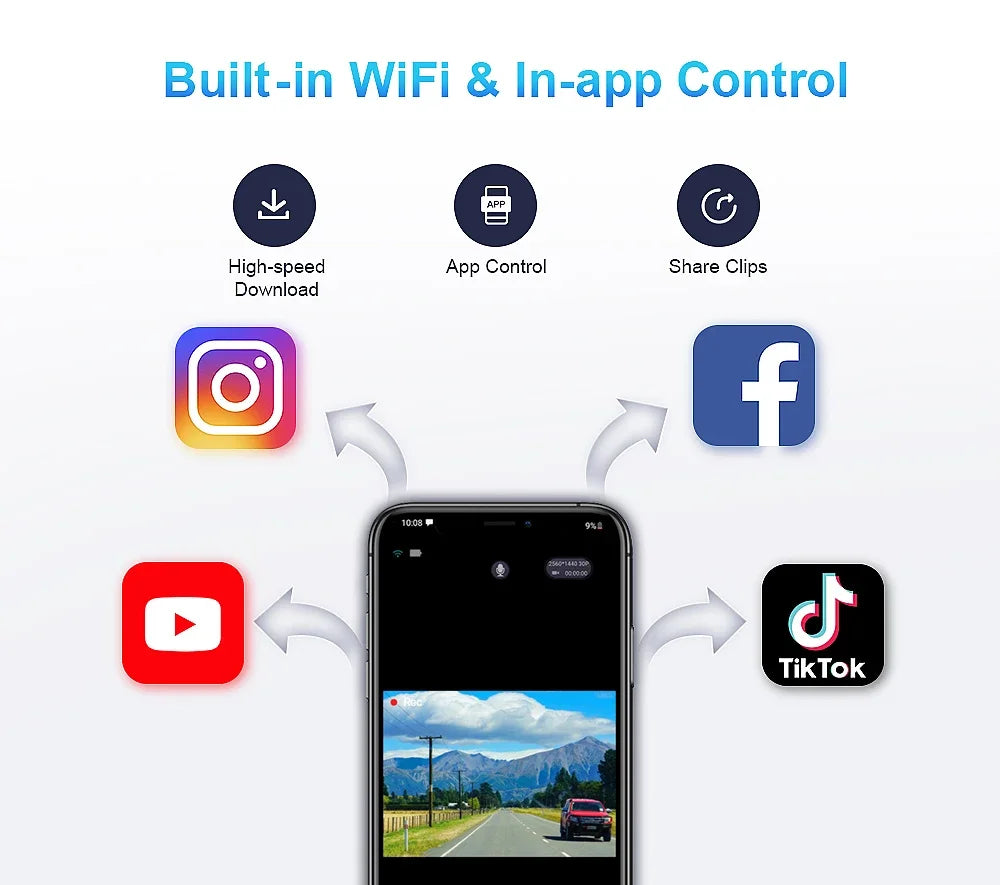 Car Cam For Dodge Hornet / Alfa Romeo Tonale 2023 2024 2025, Perfect Original Factory Style Vehicle Recording Camera