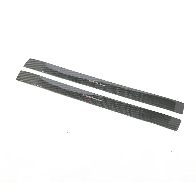 For Maserati GranTurismo GT GTS GC MC carbon fiber welcome pedal decorative strip and threshold strip replacement style 2007-20