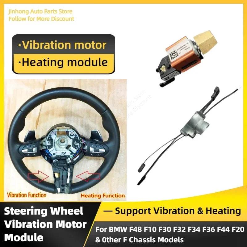 Steering Wheel Motor Module for BMW F10 F30 F48 F20 F32 F34 F36 F44 and Other F-Chassis Variants Model Surpport Vibration Heatin - Use code SHOPAPP15 to get 15 percent off free shipping USA