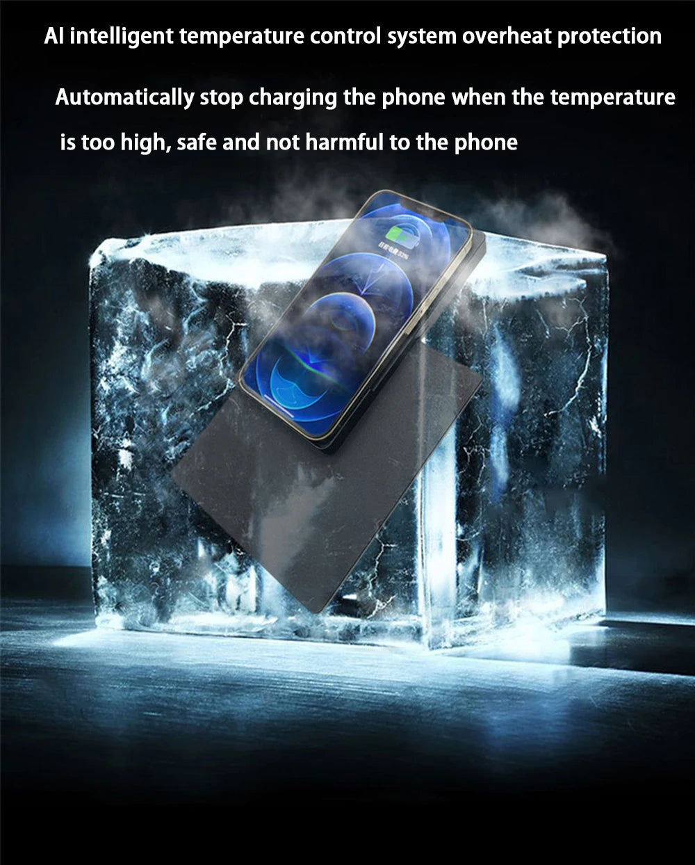 for Maserati Quattroporte M156 2014-2024 Center Console Storage Car Wireless Mobile Phone Charger QI 18W Magsafe Fast Charging