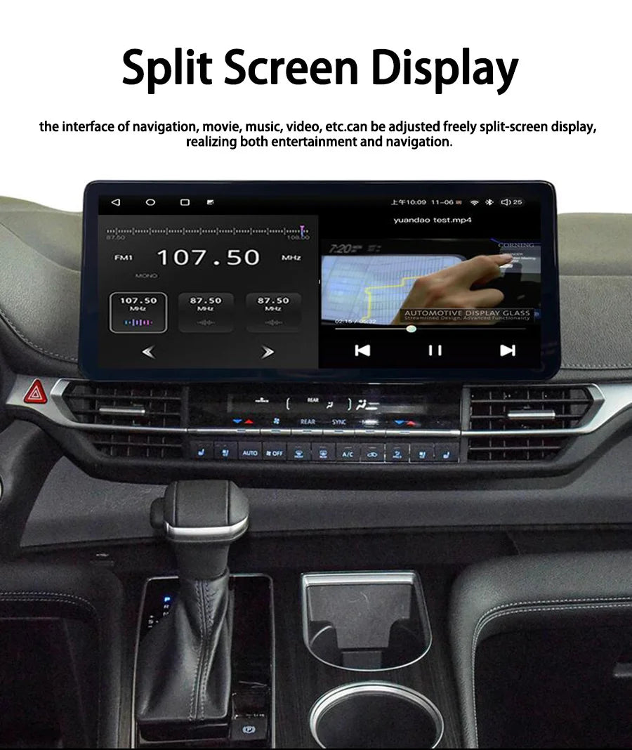 13.3'' Android 14 2K Screen For Honda Accord 2018 2019 2020 Stereo GPS Car Multimedia Video Player Navigation Carplay Head Unit