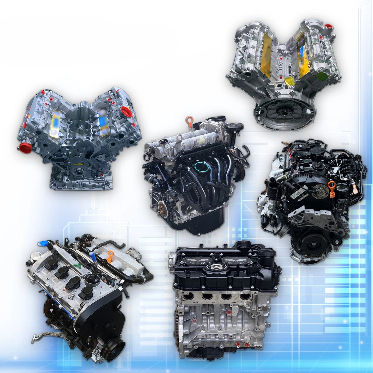2.0 2.4 1.8T Engine 2.8 Assembly China Petrol Car Engine Assembly Kit Fit For Volkswagen Passat Audi A4 A6 B5