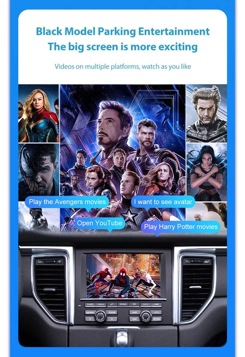 Wireless CarPlay 6.5" For Ferrari California T（15-18）Android mirror link AirPlay CarPlay function